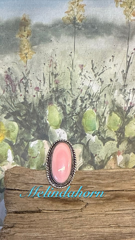 R41, Pink Conch ring size 10 1/2