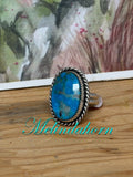 R28,Blue Basin turquoise ring