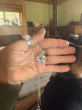 3/4” Western Flower Sterling silver