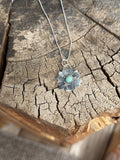 3/4” Western Flower Sterling silver