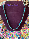 Tiny turquoise heart necklace