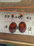 Purple Spiny earrings