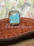 R123,#8 Turquoise  Ring -