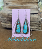 #8 double teardrop earrings