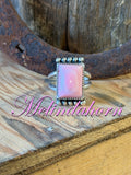 R44, size 8 1/2, pink conch