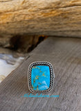 Blue Basin Kingman turquoise ring