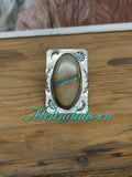 R154, Royston Ribbon turquoise ring