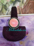 R36 pink conch ring