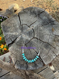 Cow Chain and Turquoise necklace