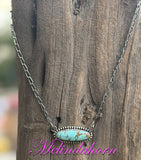 #8 bar necklace