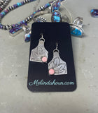 Cow Tag pink conch