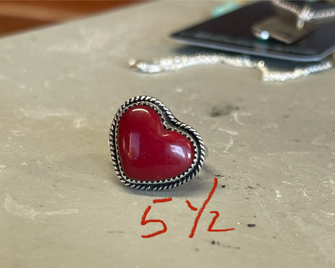 Rosarita heart rings