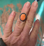 Orange spiny ring