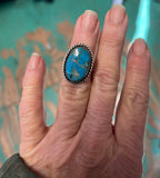 Turquoise Mountain turquoise ring