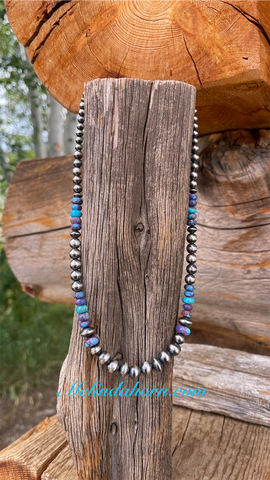 Purple Mohave Cowgirl Pearl necklace