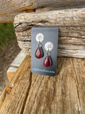 Red Rosarita earrings