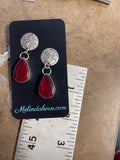 Red Rosarita earrings