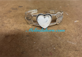 Hearts and White Buffalo bracelet