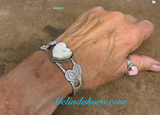 Hearts and White Buffalo bracelet