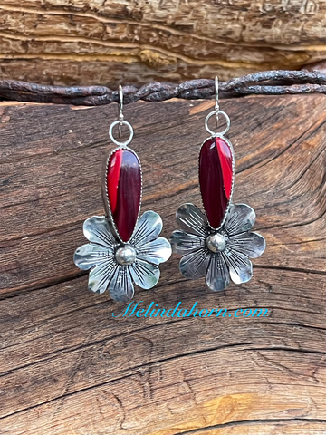 Rosarita flowered earrings