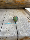 Royston green turquoise ring