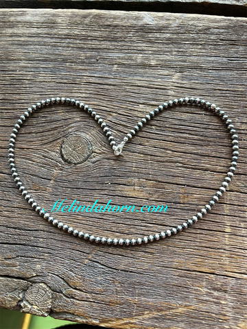 4 mm Cowgirl Pearl necklace 18”