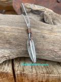 Hummingbird feather necklace