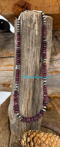 Purple Spiny Arizona necklace