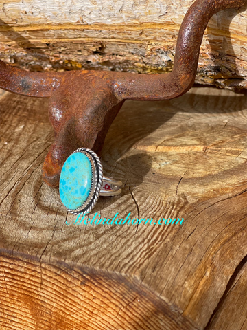 #8 turquoise ring