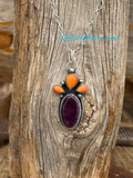 Blooming Barrel cactus necklace