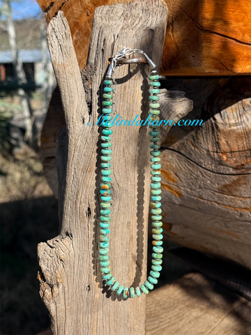 Kingman turquoise 16” necklace