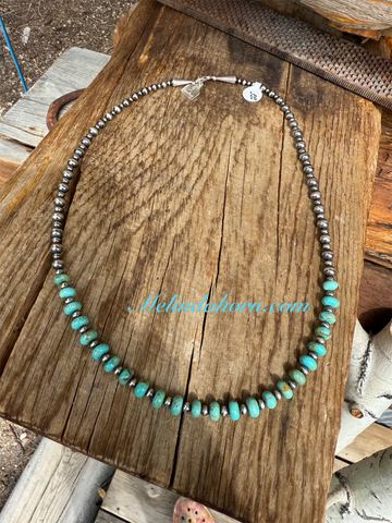 22” Kingman beaded necklace