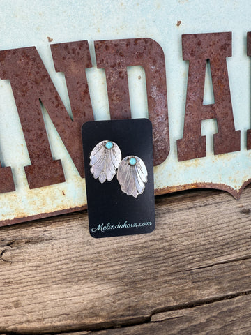 Live Edge flower Earrings