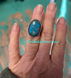 Turquoise Mountain turquoise ring