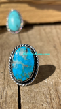 Turquoise Mountain turquoise ring