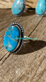 Turquoise Mountain turquoise ring