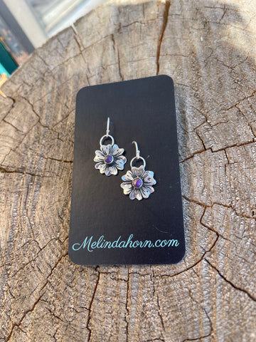 Lil western flower earrings