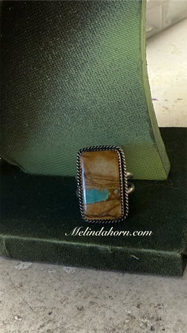 Royston Ribbon turquoise ring