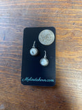 10 mm White Buffalo fancy earrings