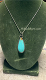 Kingman Teardrop necklace