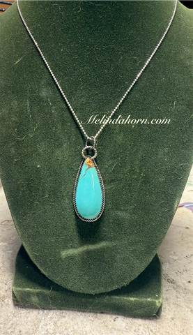 Kingman Teardrop necklace