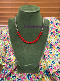 2 Clay Birds necklace