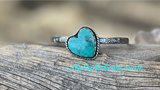 Kingman heart bracelet