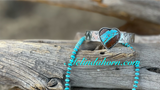 #8 turquoise heart bracelet