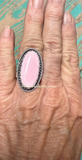 Pink Conch ring size 9 1/2