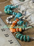Cow Chain and Turquoise necklace