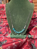 Cow Chain and Turquoise necklace