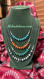 Cow Chain and Turquoise necklace