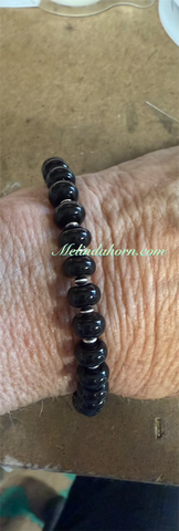 Cow Chain and onyx bracelet