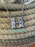 The Belle initial necklace